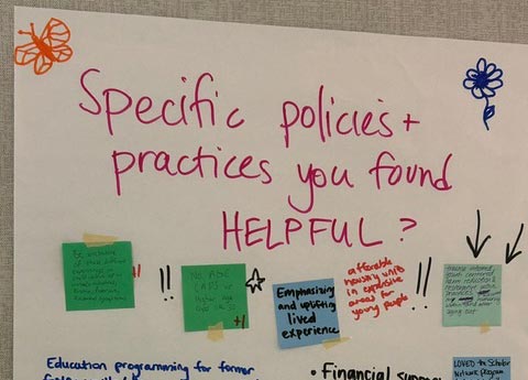 NRCYS participates in learning initiatives focused on preventing homelessness.